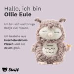 Steiff Kuscheltier Ollie Eule, Süßes Stofftier, Jungen, Mädchen & Babys ab 0 Monaten, Friends, Plüschtier , Beige – Bild 6